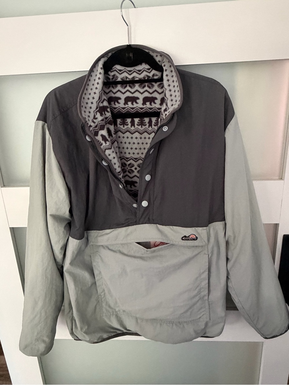 Chubbies Reversible layered pullover